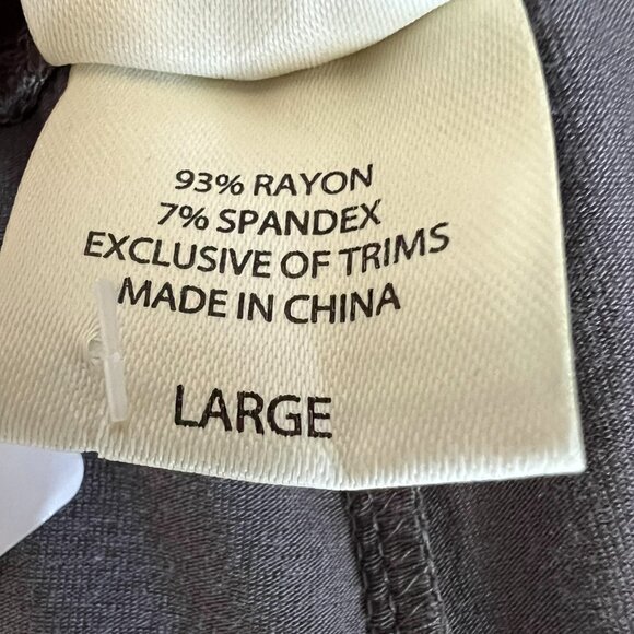 Soma NEW Camellia Lace Pajama Pant In Excalibur Grey Size L - Picture 14 of 16